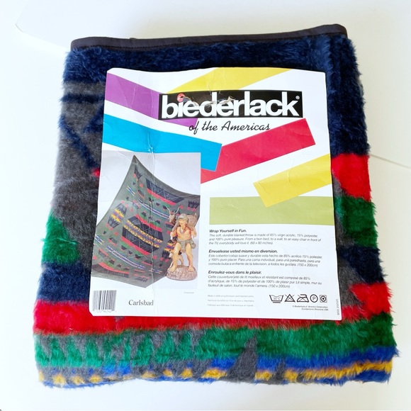 Biederlack Bedding Nwot Biederlack The American Carlsbad Blanket Throw Twin Southwestern
